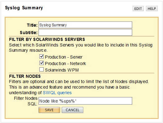 Syslog filter selection not working.PNG